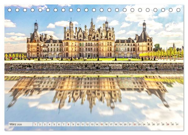 Produktbild: Romantisches Loiretal (Tischkalender 2026 DIN A5 quer), CALVENDO Monatskalender