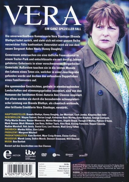 Produktbild: Vera - Ein ganz spezieller Fall/Staffel 5 [4 DVDs]