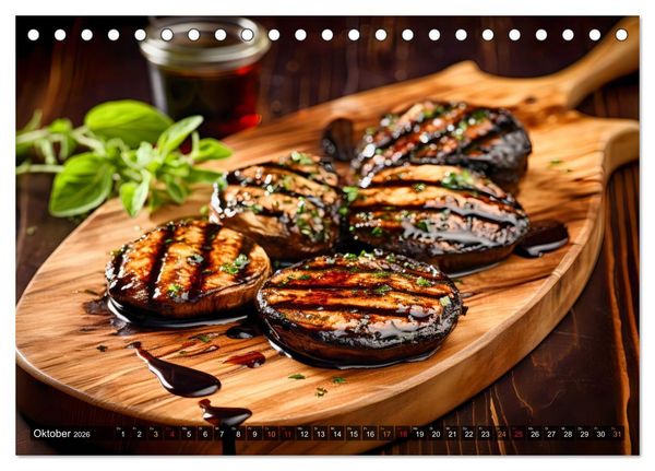 Produktbild: BBQ Feuerzauber - Grillkalender (Tischkalender 2026 DIN A5 quer), CALVENDO Monatskalender