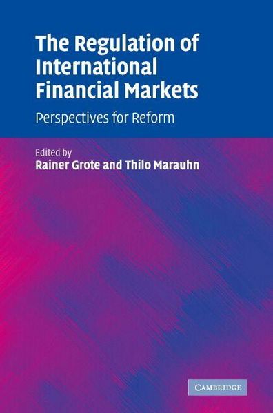 Produktbild: The Regulation of International Financial Markets