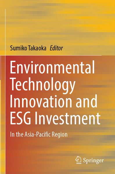 Produktbild: Environmental Technology Innovation and ESG Investment