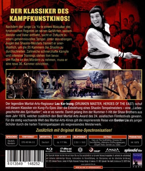 Produktbild: Die 36 Kammern der Shaolin - Shaw Brothers Legacy Collection