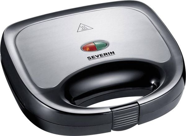 Severin SA 2969 Sandwich-Toaster Schwarz, Edelstahl