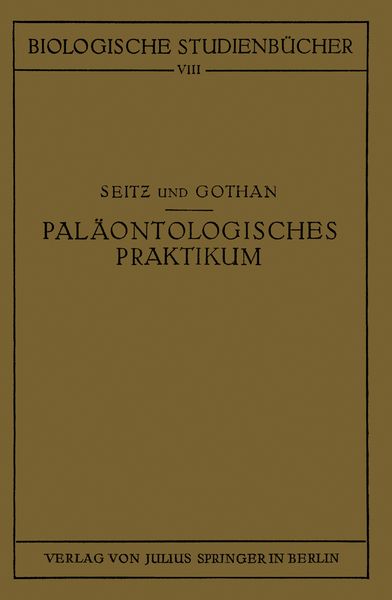 Produktbild: Pal&auml;ontologisches Praktikum