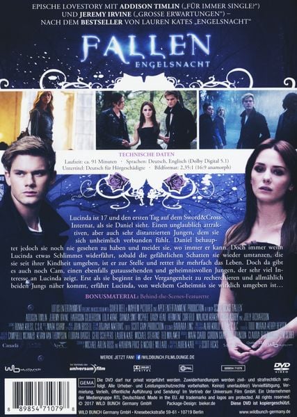 Gibt Es Einen Zweiten Teil Von Fallen Engelsnacht Fallen - Engelsnacht von Scott Hicks - DVD | Thalia