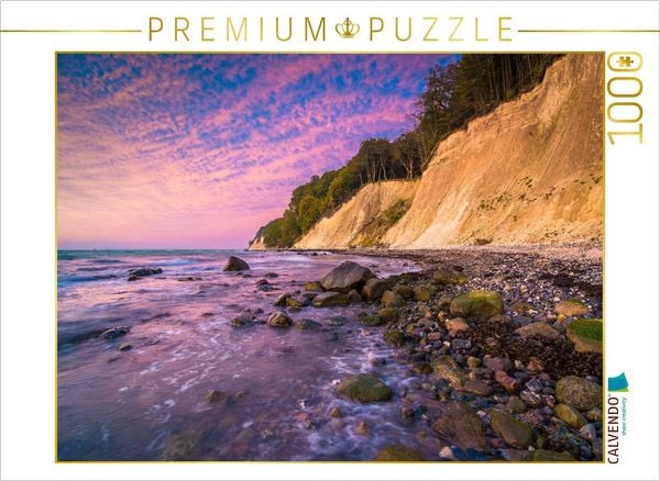 Produktbild: CALVENDO Puzzle Morgend&auml;mmerung an der Kreidek&uuml;ste | 1000 Teile Lege-Gr&ouml;&szlig;e 64x48cm Foto-Puzzle f&uuml;r gl&uuml;ckliche Stunden