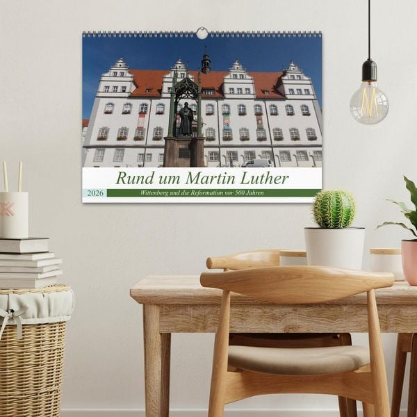 Produktbild: Rund um Martin Luther (Wandkalender 2026 DIN A3 quer), CALVENDO Monatskalender