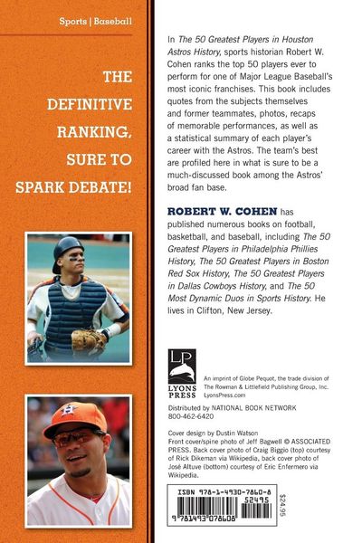 Produktbild: The 50 Greatest Players in Houston Astros History