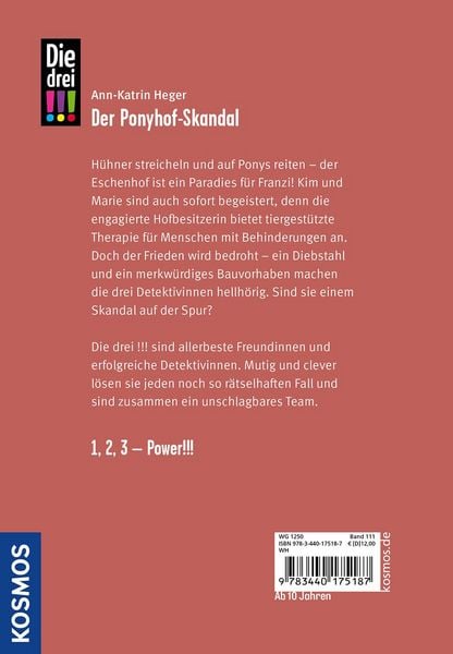 Produktbild: Die drei !!!, 111, Der Ponyhof-Skandal