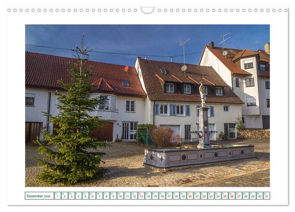 Produktbild: Tengen und Blumenfeld - Kleinstadtperlen des Hegaus (Wandkalender 2026 DIN A3 quer), CALVENDO Monatskalender