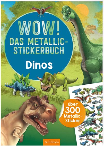 Produktbild: WOW! Das Metallic-Stickerbuch &ndash; Dinos