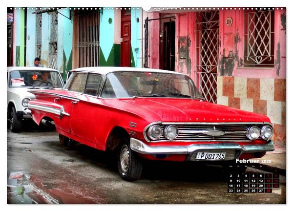 Produktbild: Oldtimer Hits 1960 (hochwertiger Premium Wandkalender 2026 DIN A2 quer), Kunstdruck in Hochglanz