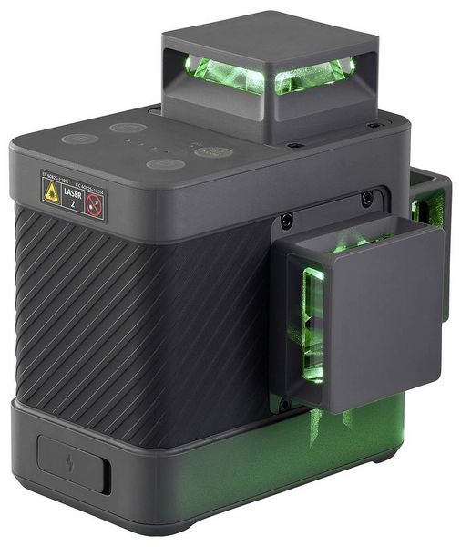 Produktbild: HOTO QWFGJ002 Kreuzlinienlaser gr&uuml;ner Laser Reichweite (max.): 30m