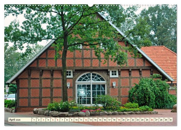 Produktbild: Baukunst Fachwerk (Wandkalender 2026 DIN A2 quer), CALVENDO Monatskalender
