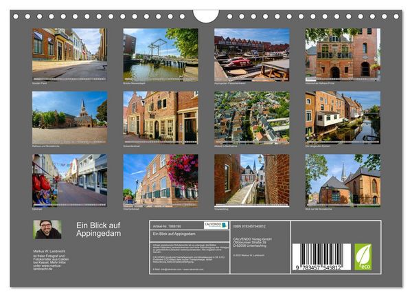 Produktbild: Ein Blick auf Appingedam (Wandkalender 2026 DIN A4 quer), CALVENDO Monatskalender