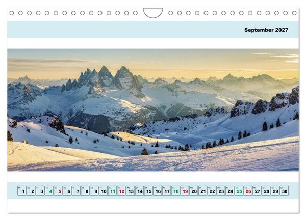 Produktbild: Alpen - Panorama - Mehr Aussicht geht nicht (Wandkalender 2027 DIN A4 quer), CALVENDO Monatskalender