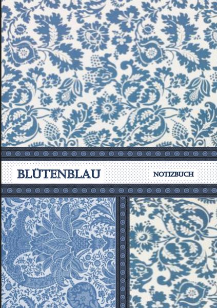 Produktbild: Bl&uuml;tenblau Notizbuch