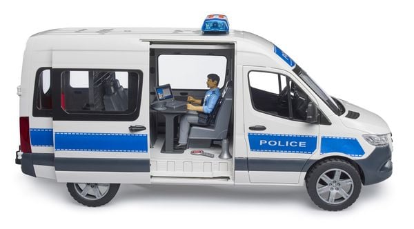 Produktbild: bruder 02683 MB Sprinter Polizei Einsatzfahrzeug mit Polizist und L+S