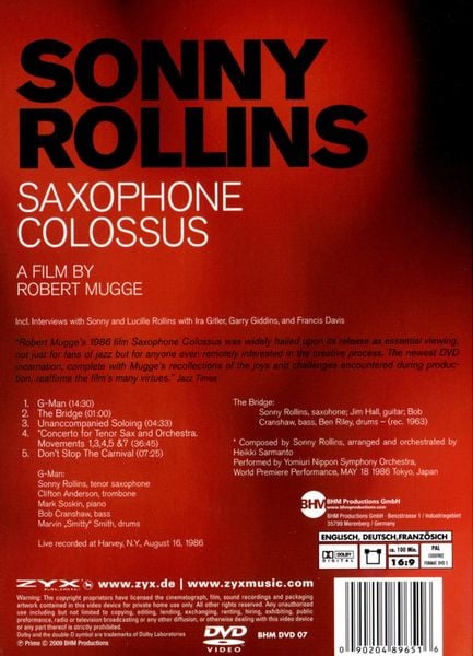 Produktbild: Sonny Rollins - Saxophone Colossus