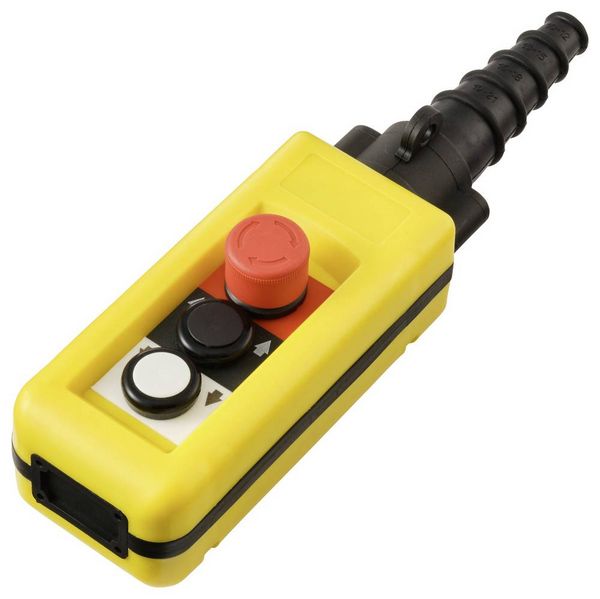 Produktbild: TRU COMPONENTS TC-13599160 TC-A2713 H&auml;ngetaster mit NOT-Aus-Schalter 1St.