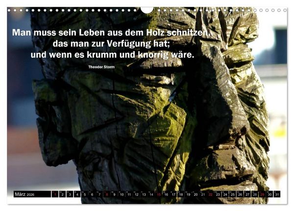 Produktbild: Weisheiten, Zitate und Spr&uuml;che - Ein Jahr voller Gedanken 2026 AT Version (Wandkalender 2026 DIN A3 quer), CALVENDO Monatskalender