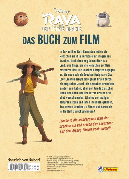 Produktbild: Disney Filmbuch zum Vorlesen: Disney: Raya und der letzte Drache