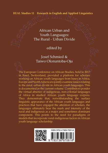 Produktbild: African Urban and Youth Languages