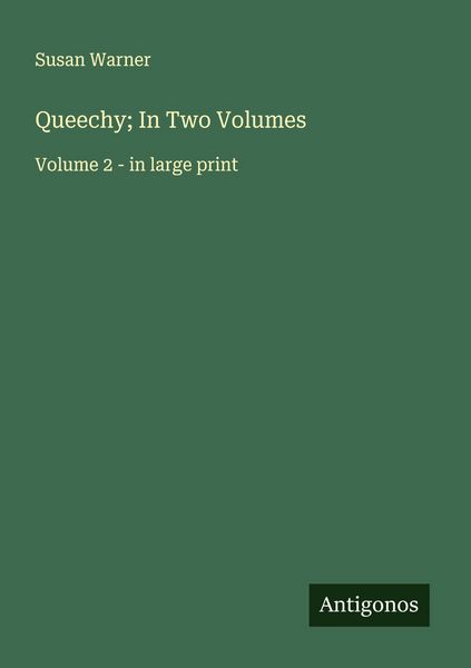 Produktbild: Queechy; In Two Volumes