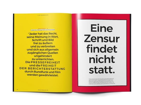 Produktbild: Das Grundgesetz als Magazin