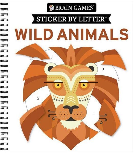Produktbild: Brain Games - Sticker by Letter: Wild Animals