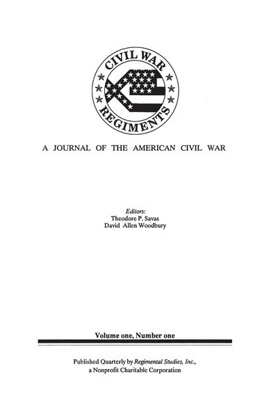 Produktbild: Journal of the American Civil War: V1-1