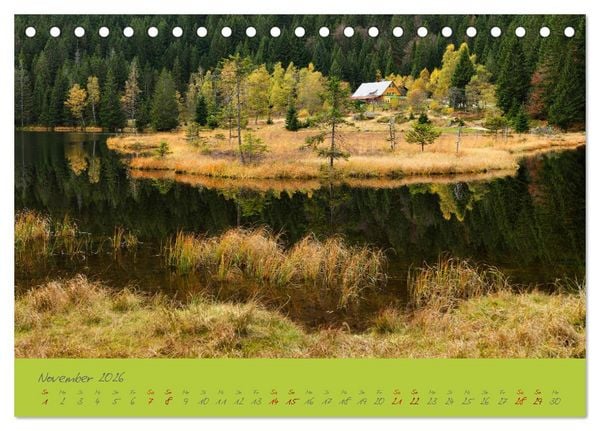 Produktbild: Der Bayerische Wald (Tischkalender 2026 DIN A5 quer), CALVENDO Monatskalender