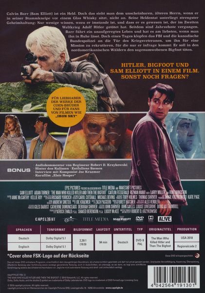 Produktbild: The Man Who Killed Hitler and Then The Bigfoot