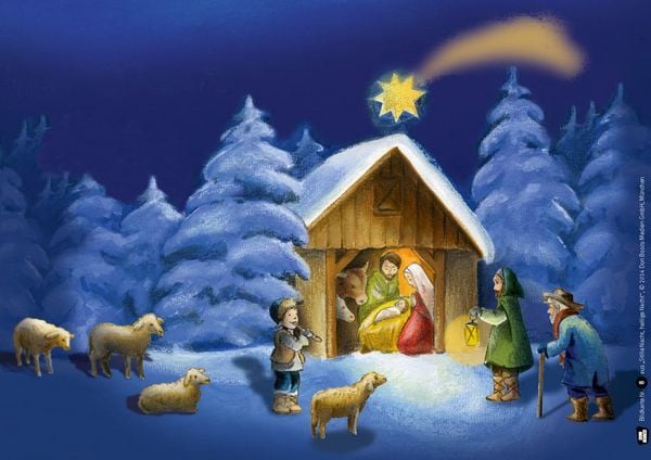 Produktbild: Stille Nacht, heilige Nacht. Kamishibai Bildkartenset.