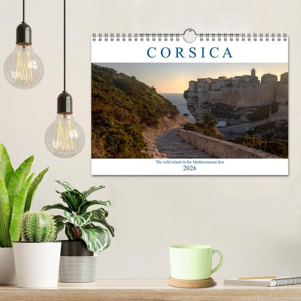 Produktbild: Corsica (Wall Calendar 2026 DIN A4 landscape), CALVENDO 12 Month Wall Calendar
