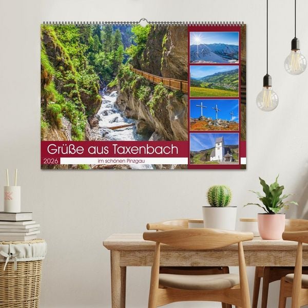 Produktbild: Sch&ouml;ne Gr&uuml;&szlig;e aus Taxenbach (Wandkalender 2026 DIN A2 quer), CALVENDO Monatskalender