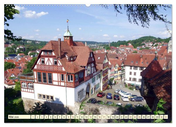 Produktbild: Unterwegs in T&uuml;bingen (hochwertiger Premium Wandkalender 2026 DIN A2 quer), Kunstdruck in Hochglanz