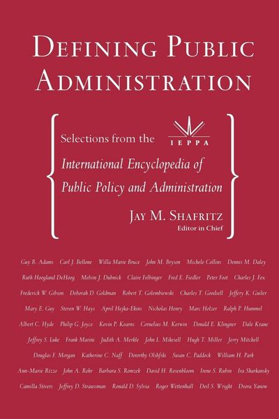 Produktbild: Defining Public Administration
