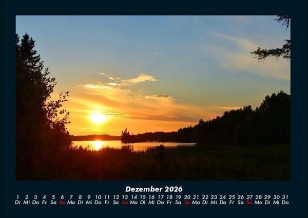 Produktbild: Naturlandschaften 2026 Fotokalender DIN A4