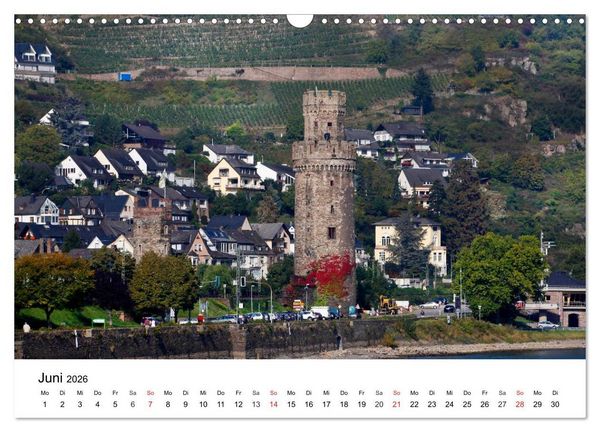 Produktbild: Rhein und Burgen (Wandkalender 2026 DIN A3 quer), CALVENDO Monatskalender