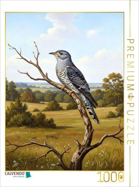 Produktbild: CALVENDO Puzzle Kuckuck als Gem&auml;lde | 1000 Teile Lege-Gr&ouml;&szlig;e 64x48cm Foto-Puzzle f&uuml;r gl&uuml;ckliche Stunden