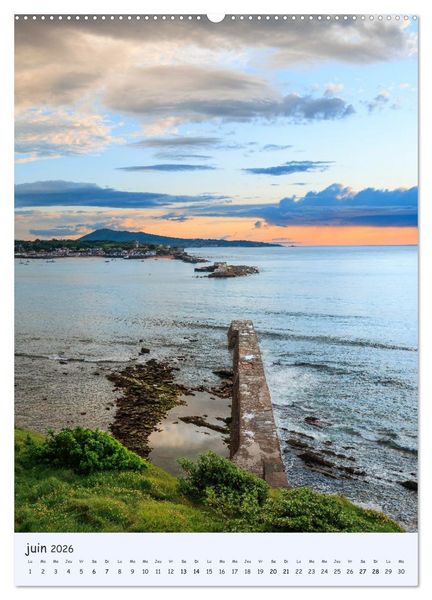 Produktbild: Terre de caract&egrave;re - Paysages du Pays basque (Calendrier mural 2026 DIN A2 horizontal), CALVENDO calendrier mensuel