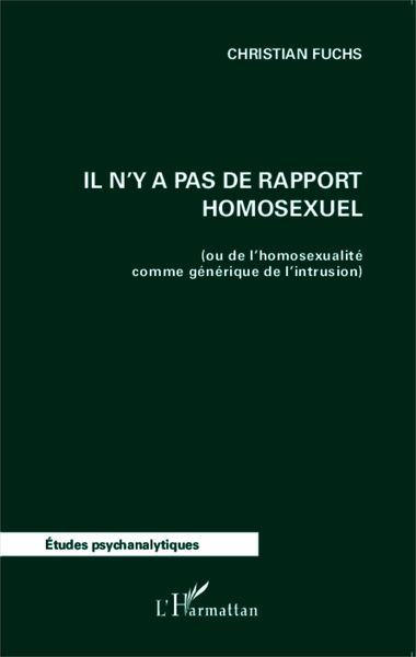 Produktbild: Il n'y a pas de rapport homosexuel
