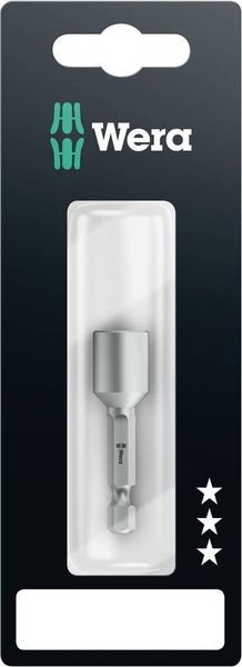 Produktbild: Wera 869/4 M 05073503001 Steckschl&uuml;ssel-Maschinenaufnahme 8 mm Antrieb 1/4" (6.3 mm) 50 mm 1 St.