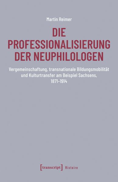 Produktbild: Die Professionalisierung der Neuphilologen