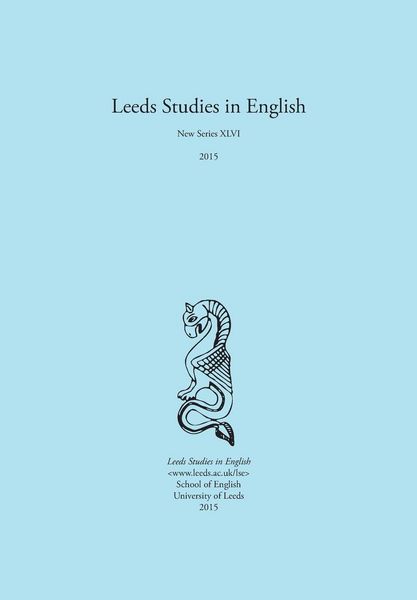 Produktbild: Leeds Studies in English 2015