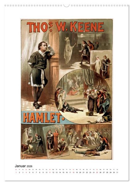 Produktbild: NOSTALGIE Poster aus Film, Theater und Werbung (Wandkalender 2026 DIN A2 hoch), CALVENDO Monatskalender