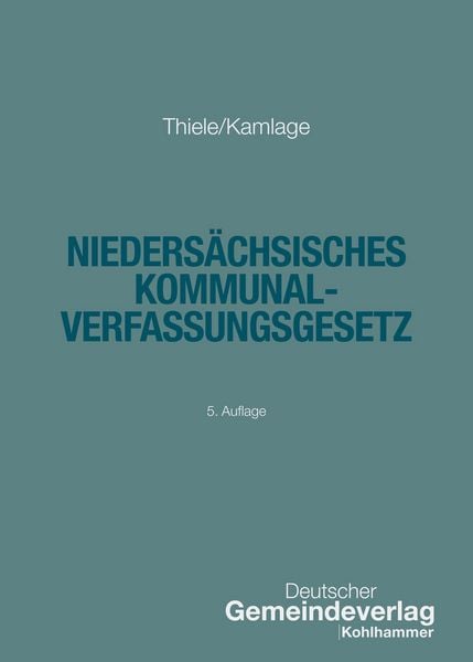 Produktbild: Nieders&auml;chsisches Kommunalverfassungsgesetz