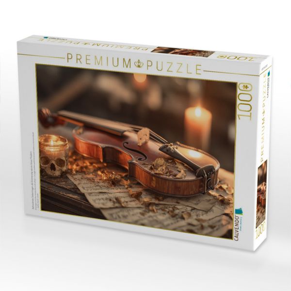 Produktbild: CALVENDO Puzzle Getrocknete Seiten tragen die Erinnerung wie ein leises Fl&uuml;stern | 1000 Teile Lege-Gr&ouml;&szlig;e 64x48cm Foto-Puzzle f&uuml;r gl&uuml;ckliche Stunden