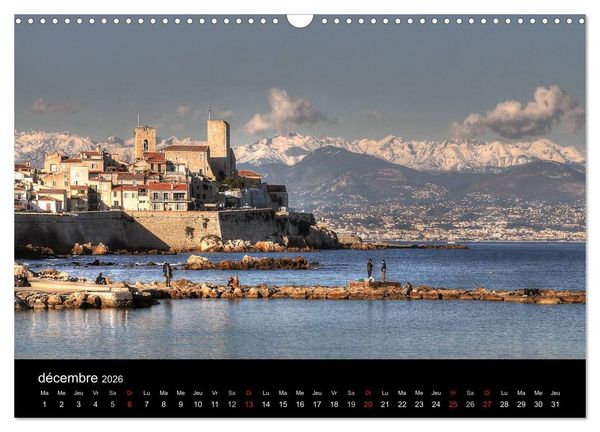 Produktbild: C&ocirc;te d'Azur entre Mer et Montagne (Calendrier mural 2026 DIN A3 vertical), CALVENDO calendrier mensuel
